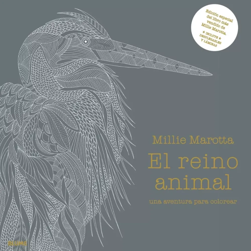 Discount El reino animal Libro para colorear Millie Marotta Edición especial Colorear