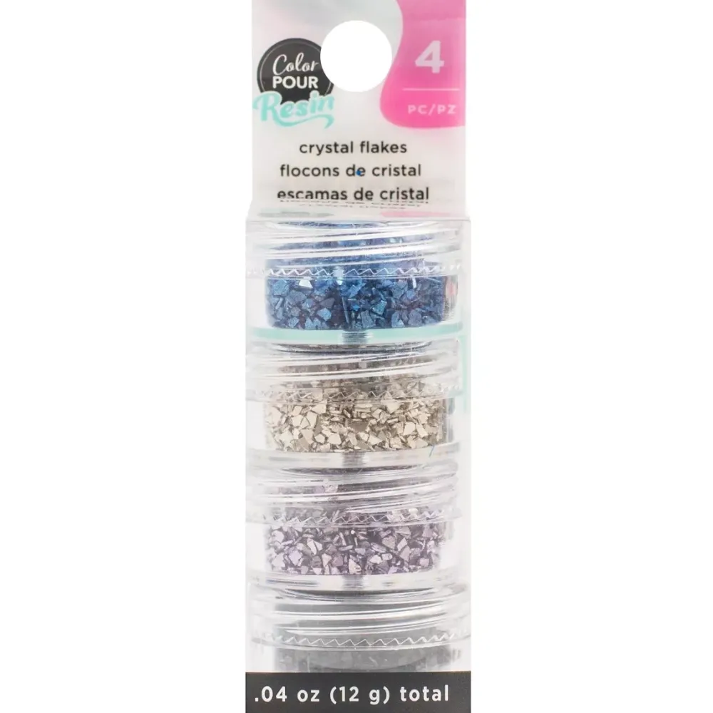 Outlet Escamas de Cristal Galaxia Color Pour Resin Doraduras
