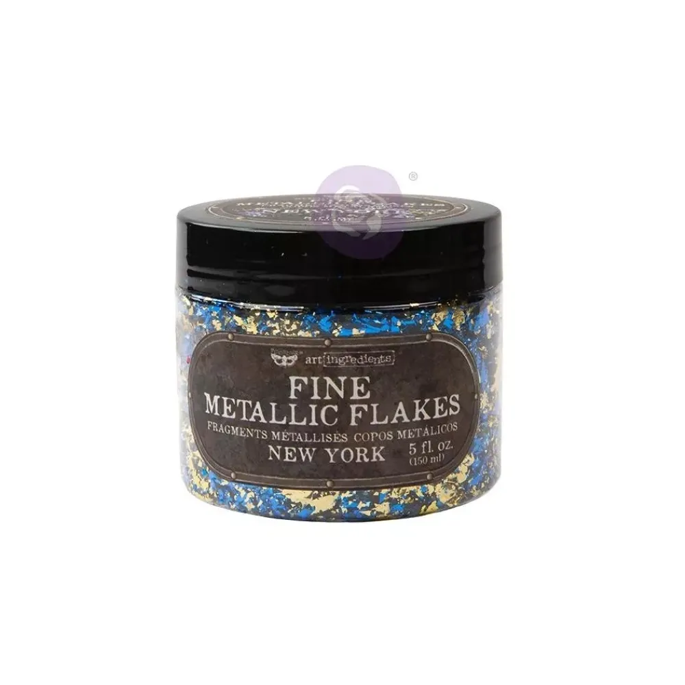 Online Escamas Fine Metallic Flakes New York 150ml Doraduras