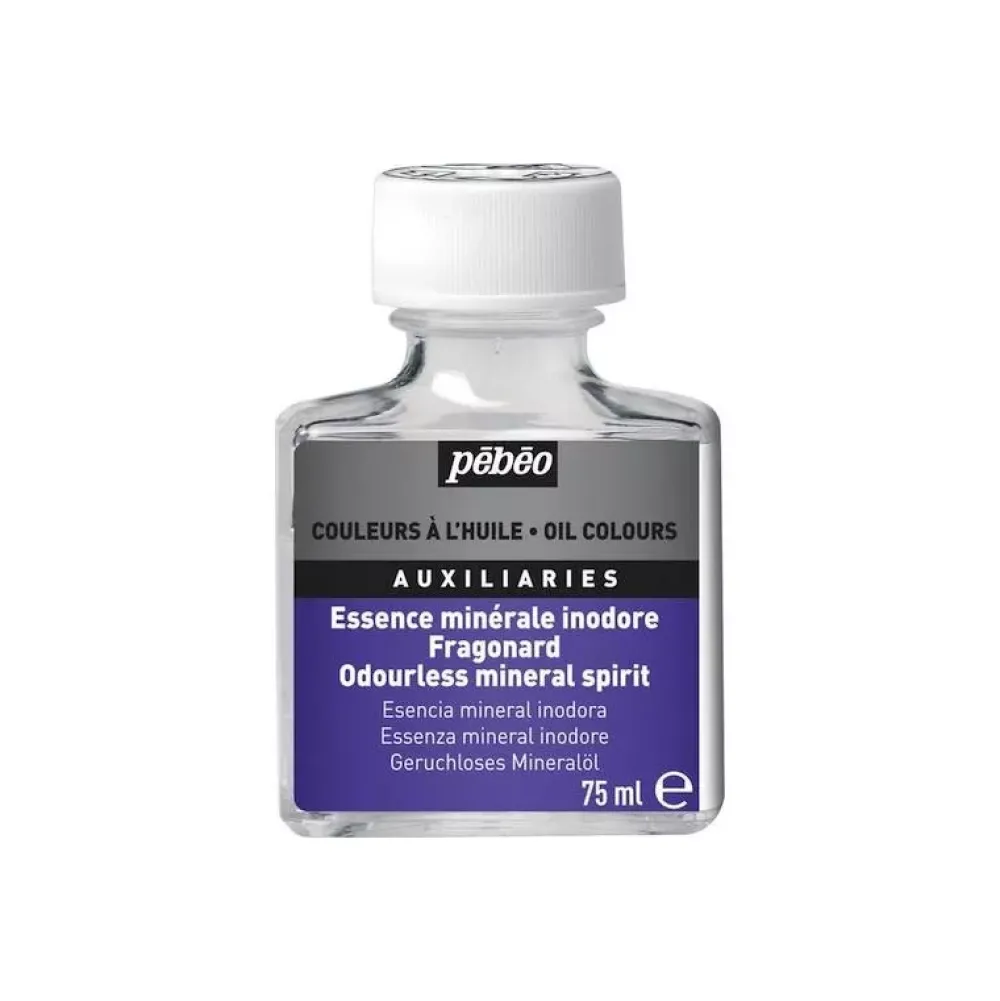 New Esencia mineral Inodora 75ml Pinturas De Vidrio Y Cerámica