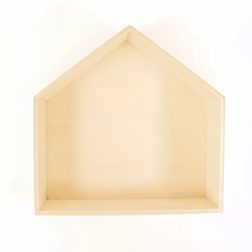 Hot Estantería de Madera Casita 25cm Maderas