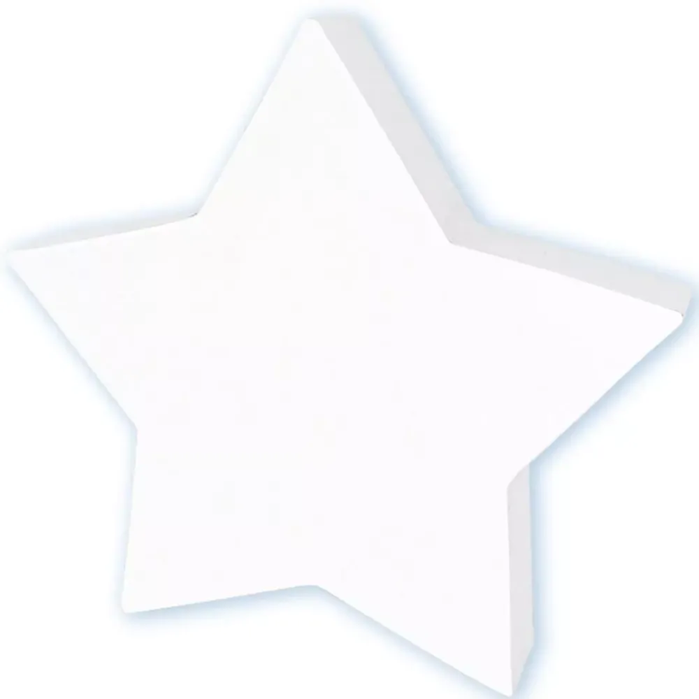 Hot Estrella de cartón endurecido blanco Cartón Y Papel Maché