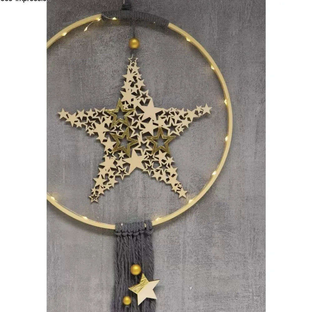 Clearance Estrella de estrellas de madera Navidad