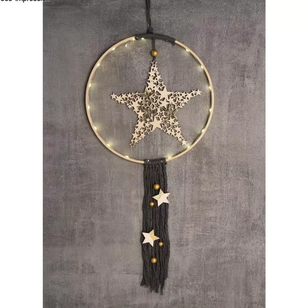 Clearance Estrella de estrellas de madera Navidad
