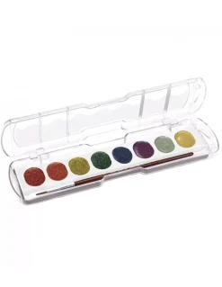 Best Estuche 8 Mini Acuarelas Glitter Niños Niños Y Regalos