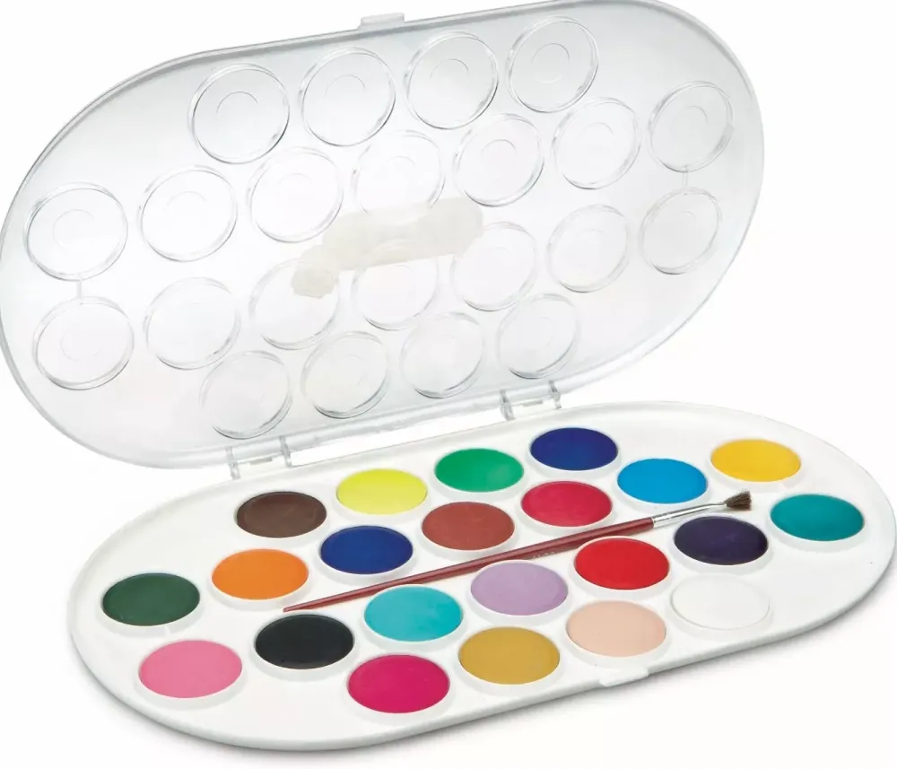 Sale Estuche 22 Pastillas Acuarelas 30ml Niños Niños Y Regalos