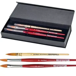 Estuche 3 pinceles acuarela Spin Vegan 4252 Pinceles Y Brochas