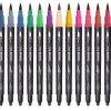 Estuche 12 Rotuladores de Doble Punta Gama Creative Fine Brush Rotuladores