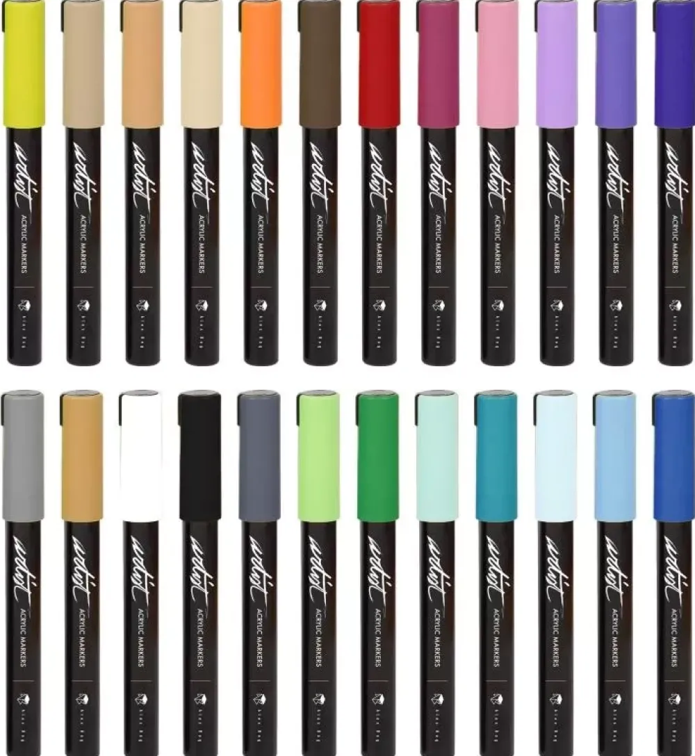 Best Estuche 24 Rotuladores Gama Artist Acrílicos Rotuladores
