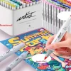 Hot Estuche 80 Rotuladores Luxe Canvas Gama Artist Rotuladores