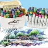 Discount Estuche 40 Rotuladores Luxe Canvas Gama Artist Rotuladores