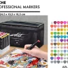 Hot Estuche 120 Rotuladores Luxury Canvas Gama Artist Rotuladores
