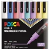 New Estuche 8 rotuladores PC3M Colores Pastel Uni Rotuladores