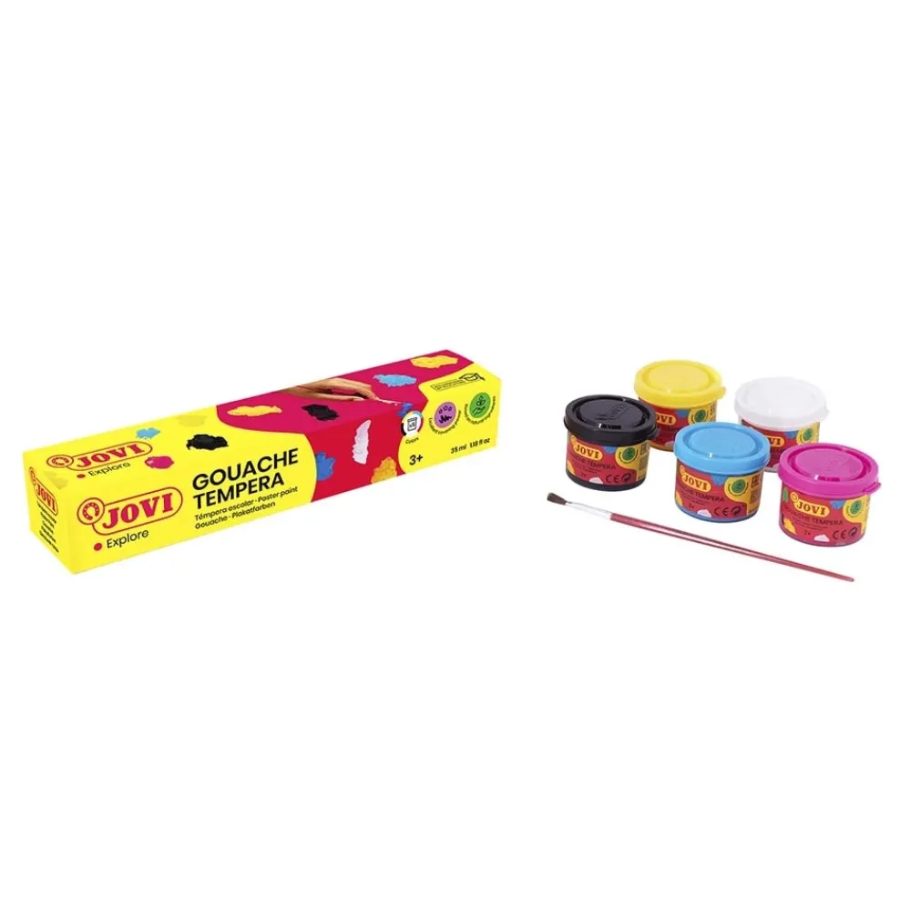 Clearance Estuche 5 témperas 35ml Niños Niños Y Regalos