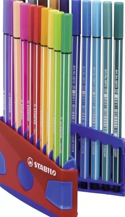 Sale Estuche ColorParade 20 Rotuladores Pen 68 Rojo/Azul Rotuladores