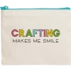 Hot Estuche con Cremallera Crafting Makes Me Smile Organización