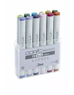 Clearance Estuche de 12 rotuladores EX-6 Sketch Rotuladores