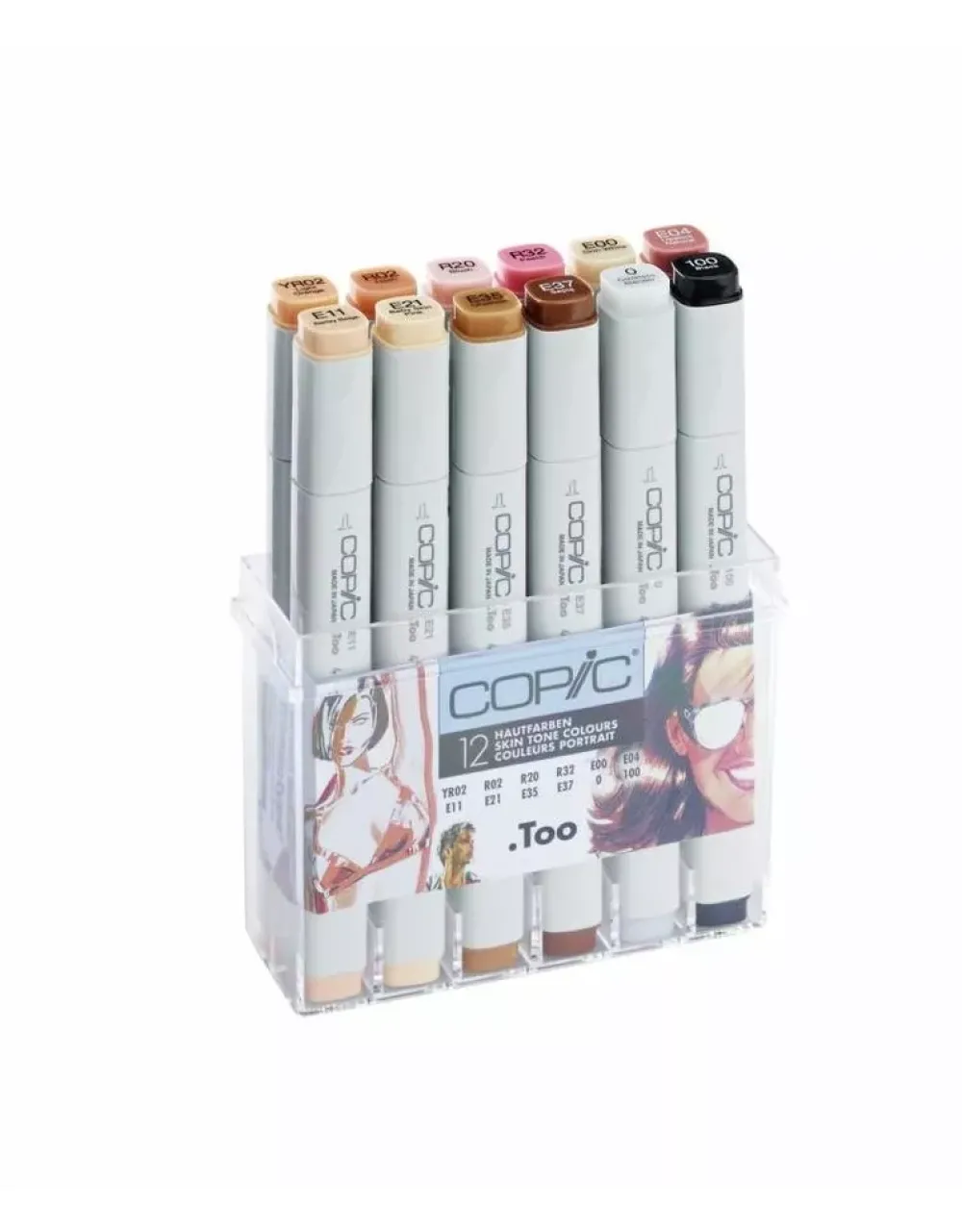 Outlet Estuche de 12 rotuladores Tonos Piel Classic Rotuladores