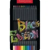 Clearance Estuche de Metal 12 Lápices de colores Black Edition Niños Niños Y Regalos
