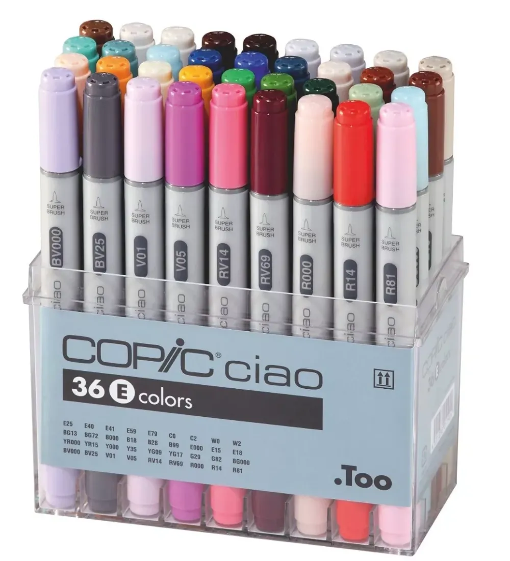 Hot Estuche E de 36 rotuladores Ciao Rotuladores