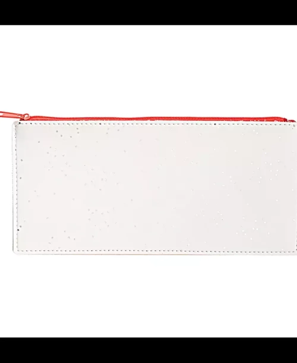 Online Estuche Lunares blanco y iridiscente Rico 10x21,5cm Organización