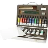 Outlet Estuche Metálico 17 Tubos Acrílicos Studio Pinturas Acrílicas