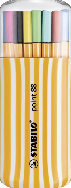 Outlet Estuche Zebrui 20 Rotuladores Pastel Point 88 Rotuladores