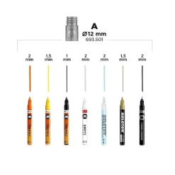 New Extensor de refill serie B 16mm Rotuladores