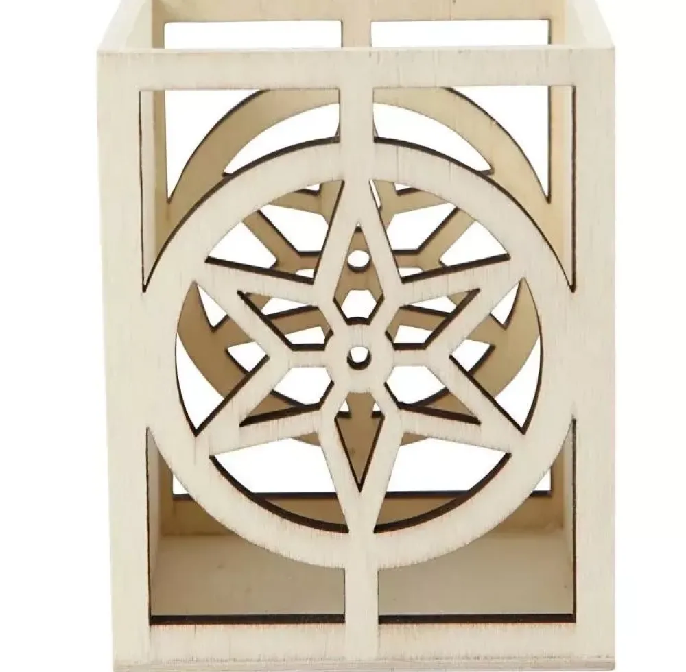 Outlet Farolillo de Madera Estrella Maderas