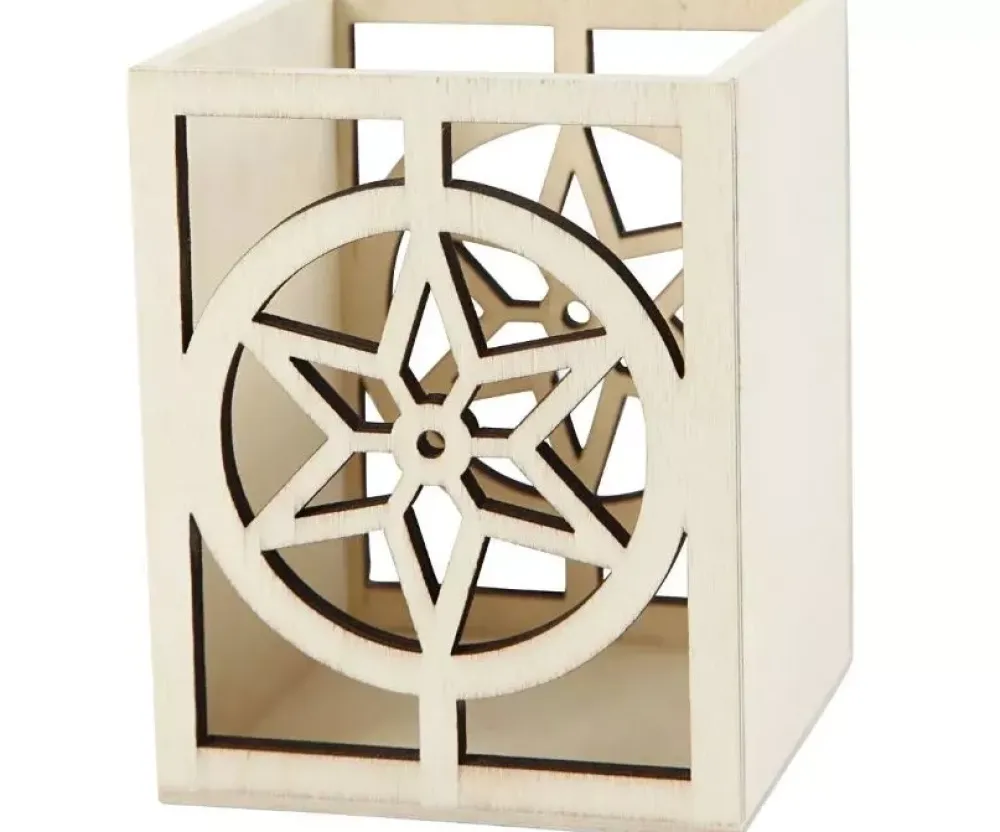 Outlet Farolillo de Madera Estrella Maderas