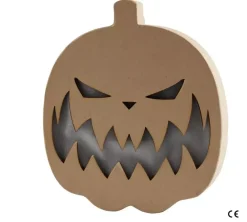 Clearance Figura Calabaza con Luz Cartón Y Papel Maché