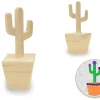 Hot Figura de Madera Cactus Maderas