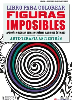 New Figuras imposibles Libro para colorear arte-terapia antiestrés Colorear