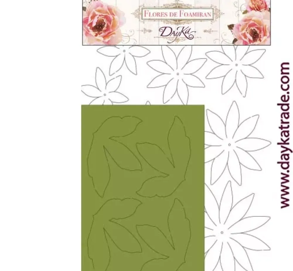 New Flor de Foamiran Dalia Pompón Dayka Goma Eva Fofuchas