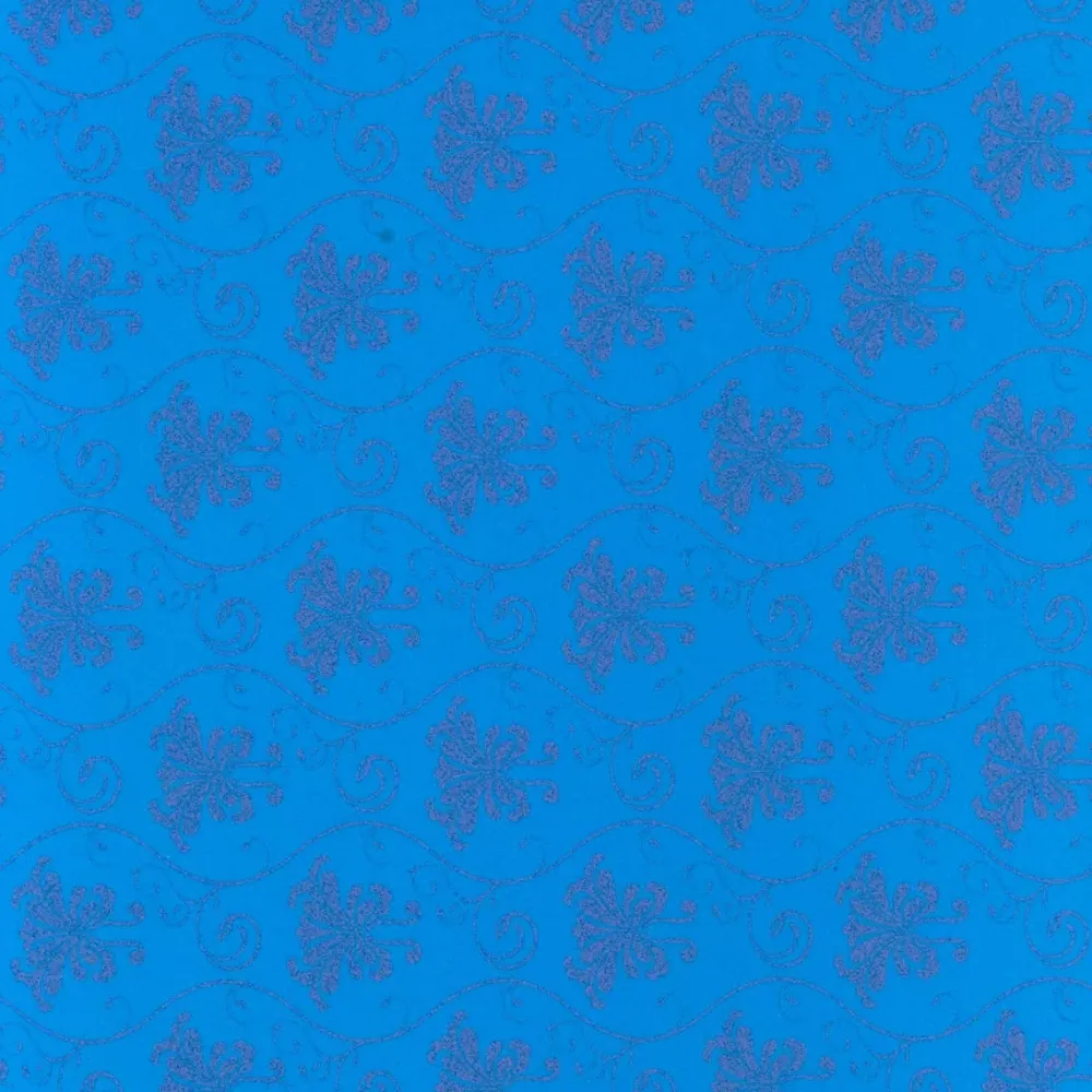 Clearance Foamy Goma EVA Brocado sobre azul 2mm Goma Eva Fofuchas