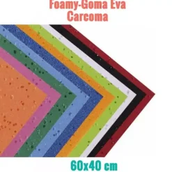 Best Foamy Goma EVA Carcoma Glitter 60x40cm 2mm Goma Eva Fofuchas