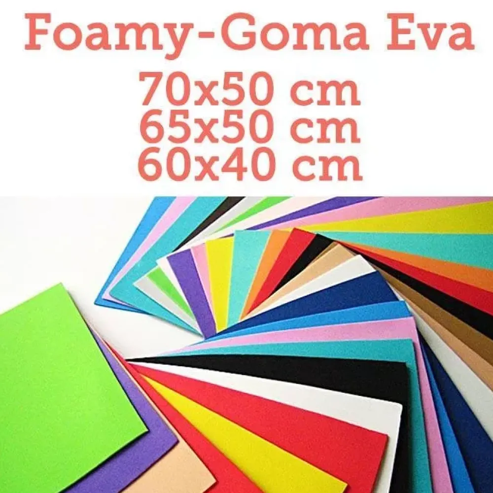 Discount Foamy Goma EVA 70x50cm 2mm Goma Eva Fofuchas