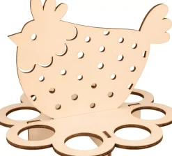 Hot Gallina Huevera de Madera Les Poulettes Maderas