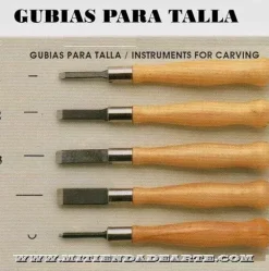 Outlet Gubias para talla Reig REF/250 Herramientas Para Madera