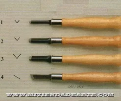 Outlet Gubias para talla Reig REF/250 Herramientas Para Madera