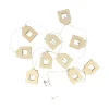 Outlet Guirnalda de casitas de madera con luces LED Maderas