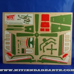 Best Helicóptero-24 Kits Recortables Serigrafiados de Marquetería 4010-24 Maquetas Y Modelismo