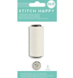 Clearance Hilo blanco Stitch Happy We R Memory Keepers Telas, Sedas Y Fieltro|Herramientas Para Tela