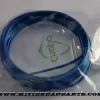 Hilo de aluminio azul 2mm Bisutería