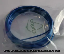 Hilo de aluminio azul 2mm Bisutería