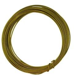 Clearance Hilo de Aluminio Oro 2mm Bisutería