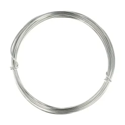 Hilo de aluminio plata 1,5mm Bisutería
