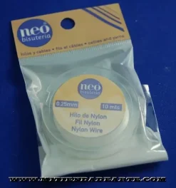 Online Hilo de nylon 0,25 mm Neo Bisutería Bisutería