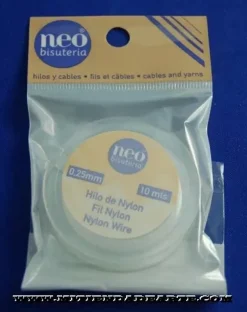 Online Hilo de nylon 0,25 mm Neo Bisutería Bisutería