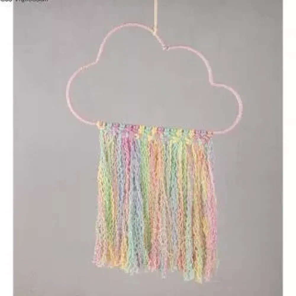 Clearance Hilo Macramé Trenzado Arcoiris 3mm Macramé